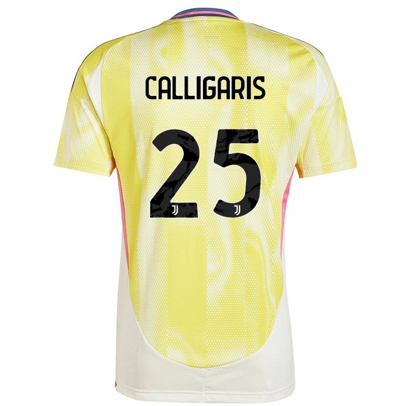 Danxen Barn Viola Calligaris #25 Solgul Bortatröja Matchtröjor 2024/25 Tröjor T-Tröja