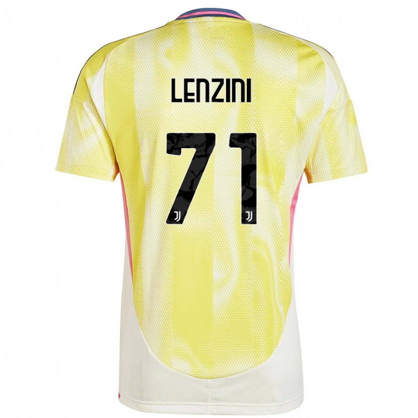 Danxen Barn Martina Lenzini #71 Solgul Bortatröja Matchtröjor 2024/25 Tröjor T-Tröja