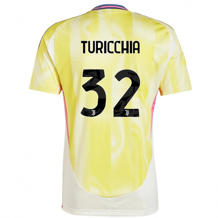 Danxen Barn Riccardo Turicchia #32 Solgul Bortatröja Matchtröjor 2024/25 Tröjor T-Tröja