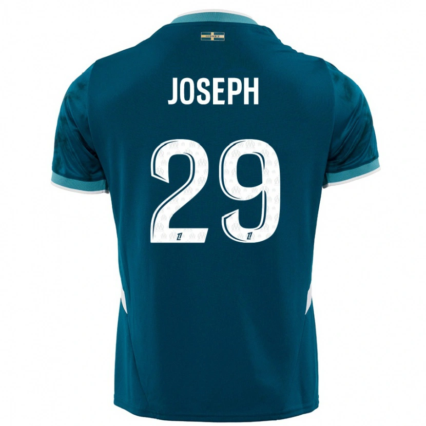 Danxen Barn Darlina Joseph #29 Turkosblå Bortatröja Matchtröjor 2024/25 Tröjor T-Tröja