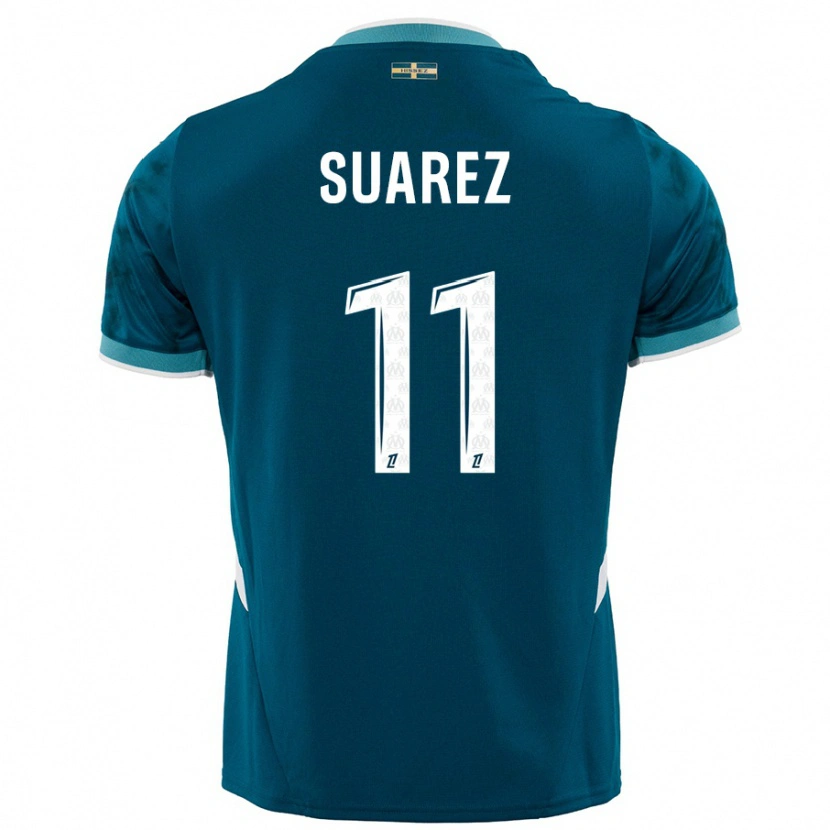 Danxen Barn Luis Suarez #11 Turkosblå Bortatröja Matchtröjor 2024/25 Tröjor T-Tröja