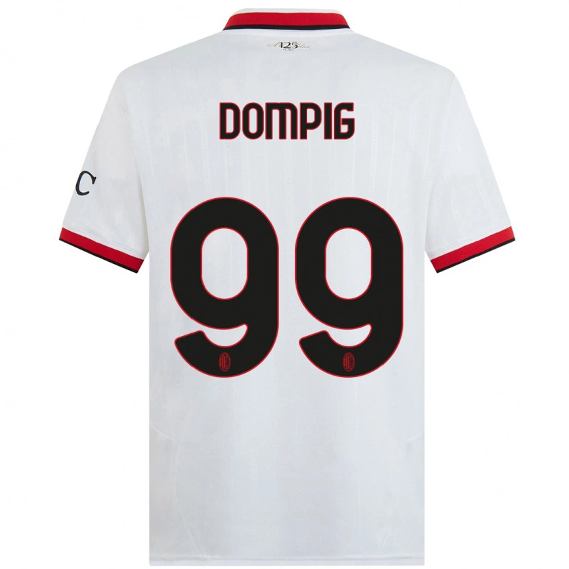 Danxen Barn Chanté Dompig #99 Vit Svart Röd Bortatröja Matchtröjor 2024/25 Tröjor T-Tröja
