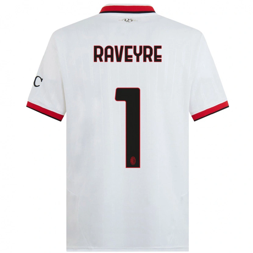 Danxen Barn Noah Raveyre #1 Vit Svart Röd Bortatröja Matchtröjor 2024/25 Tröjor T-Tröja