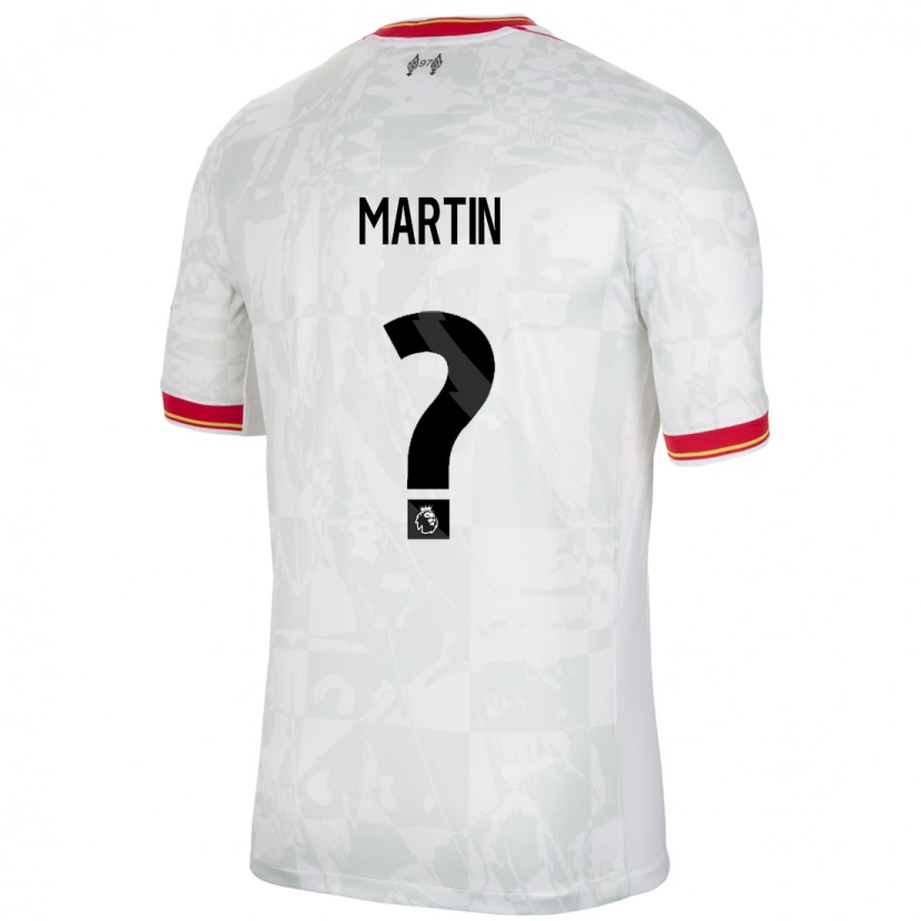 Danxen Barn Tyler Martin #0 Vit Röd Svart Tredjesatsen Matchtröjor 2024/25 Tröjor T-Tröja
