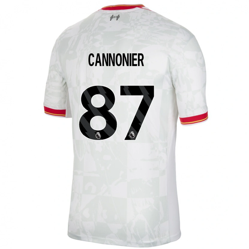 Danxen Barn Oakley Cannonier #87 Vit Röd Svart Tredjesatsen Matchtröjor 2024/25 Tröjor T-Tröja