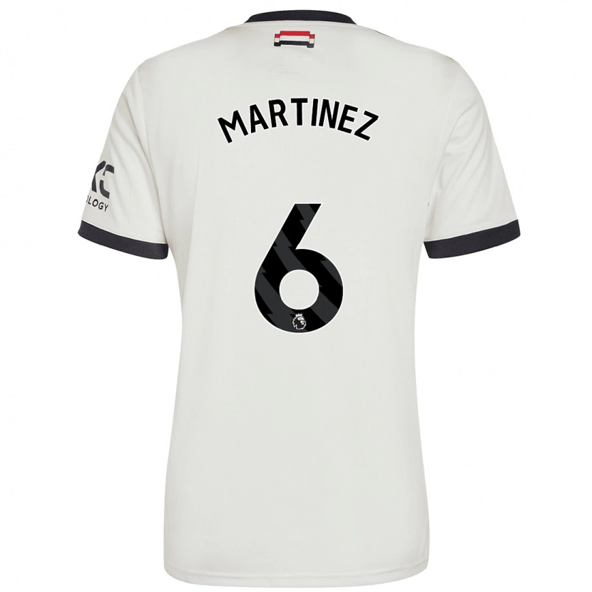 Danxen Barn Lisandro Martínez #6 Benvit Tredjesatsen Matchtröjor 2024/25 Tröjor T-Tröja