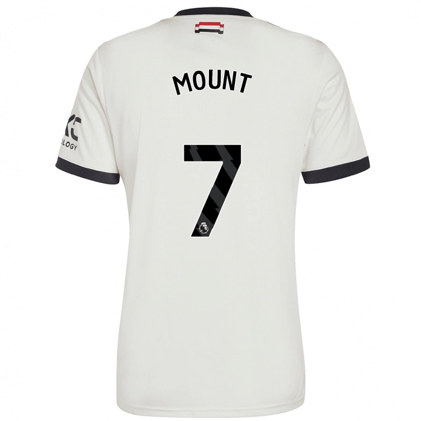 Danxen Barn Mason Mount #7 Benvit Tredjesatsen Matchtröjor 2024/25 Tröjor T-Tröja
