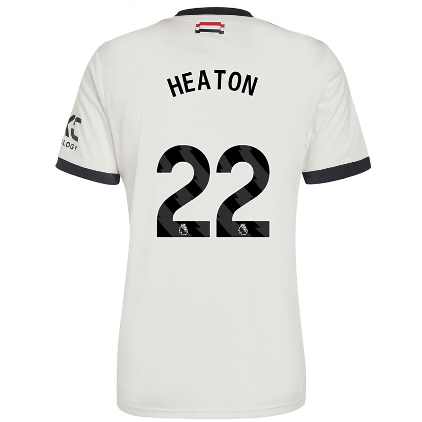 Danxen Barn Tom Heaton #22 Benvit Tredjesatsen Matchtröjor 2024/25 Tröjor T-Tröja