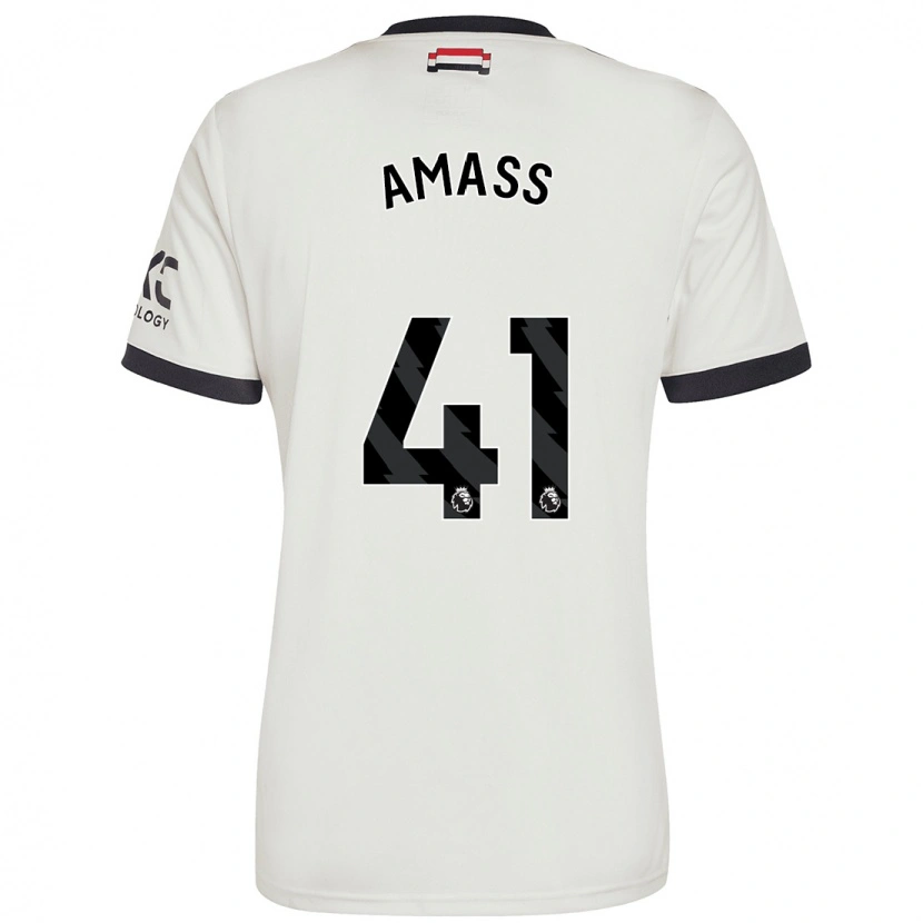 Danxen Barn Harry Amass #41 Benvit Tredjesatsen Matchtröjor 2024/25 Tröjor T-Tröja