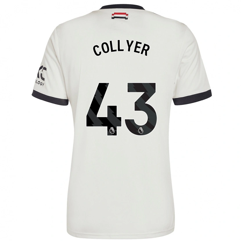 Danxen Barn Toby Collyer #43 Benvit Tredjesatsen Matchtröjor 2024/25 Tröjor T-Tröja