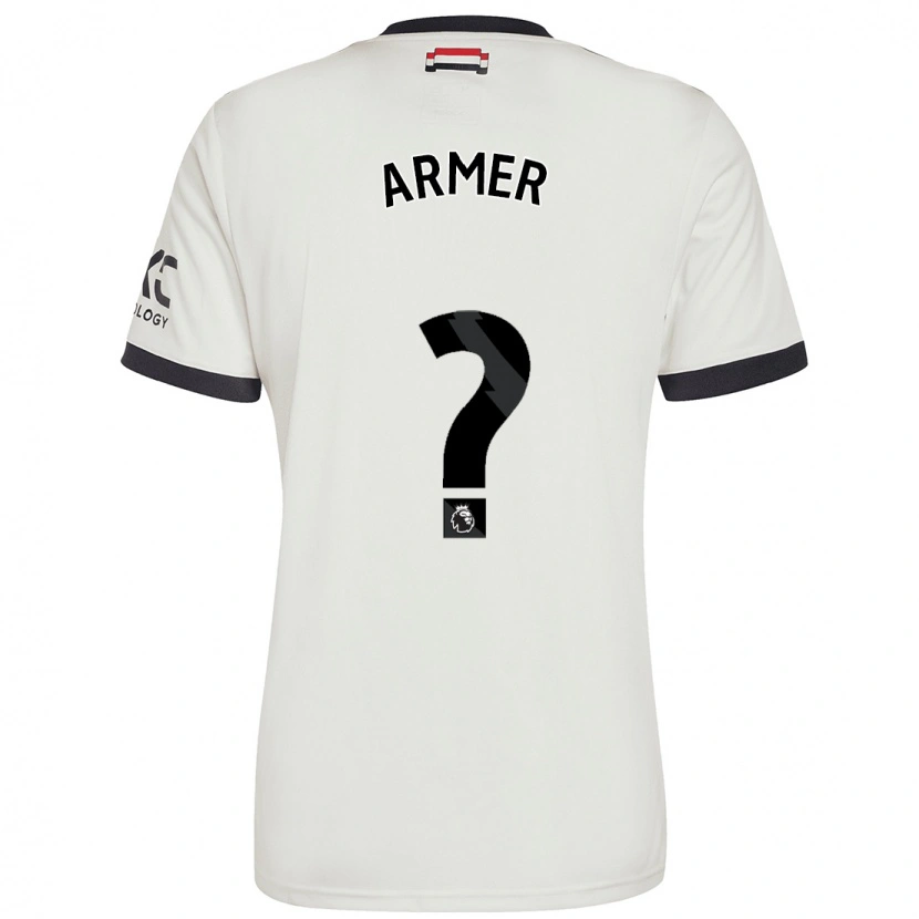 Danxen Barn Daniel Armer #0 Benvit Tredjesatsen Matchtröjor 2024/25 Tröjor T-Tröja