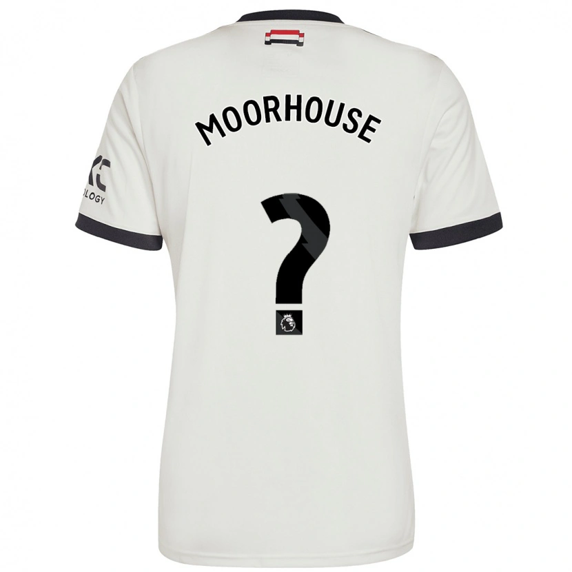 Danxen Barn Jack Moorhouse #0 Benvit Tredjesatsen Matchtröjor 2024/25 Tröjor T-Tröja