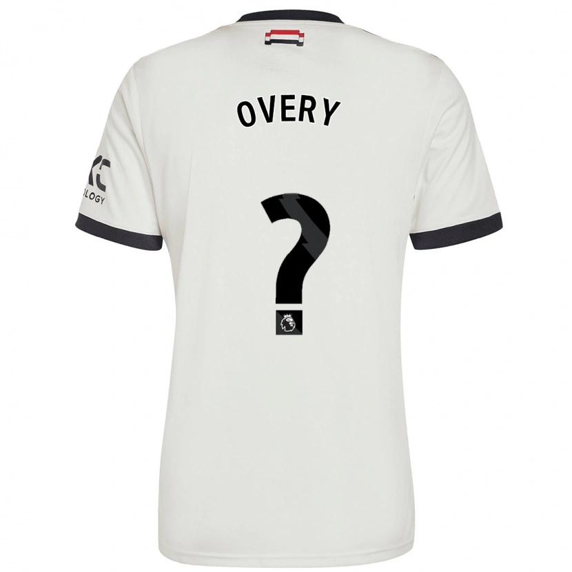 Danxen Barn James Overy #0 Benvit Tredjesatsen Matchtröjor 2024/25 Tröjor T-Tröja