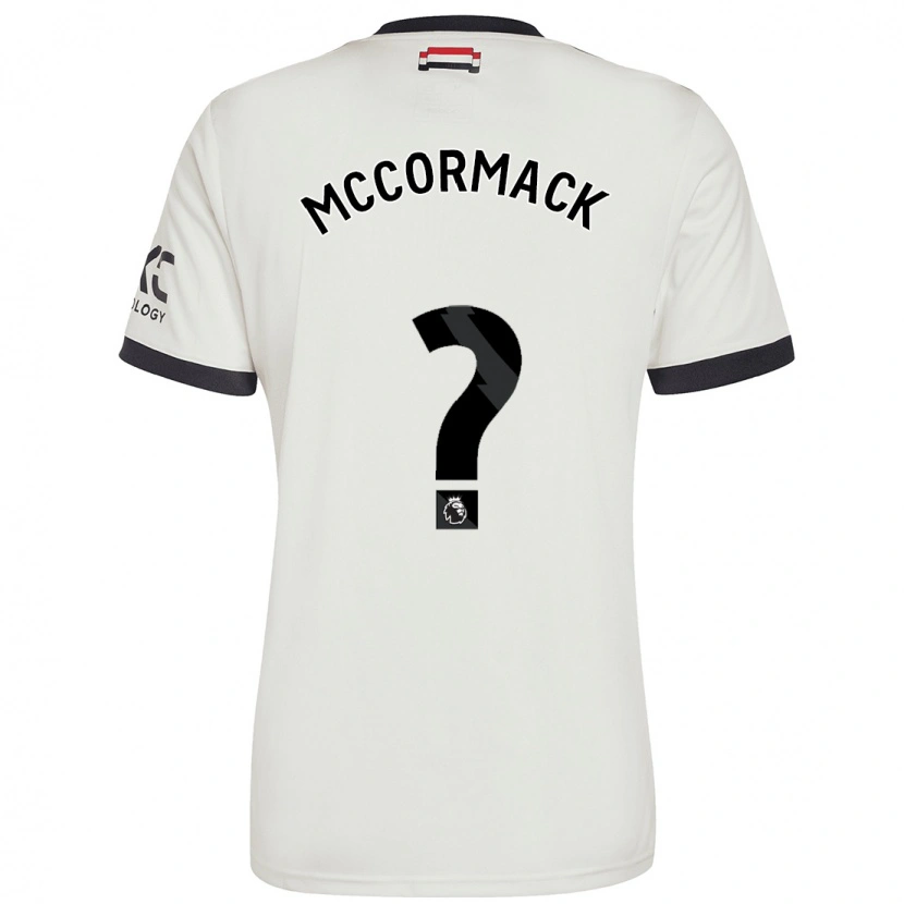 Danxen Barn Rafe Mccormack #0 Benvit Tredjesatsen Matchtröjor 2024/25 Tröjor T-Tröja