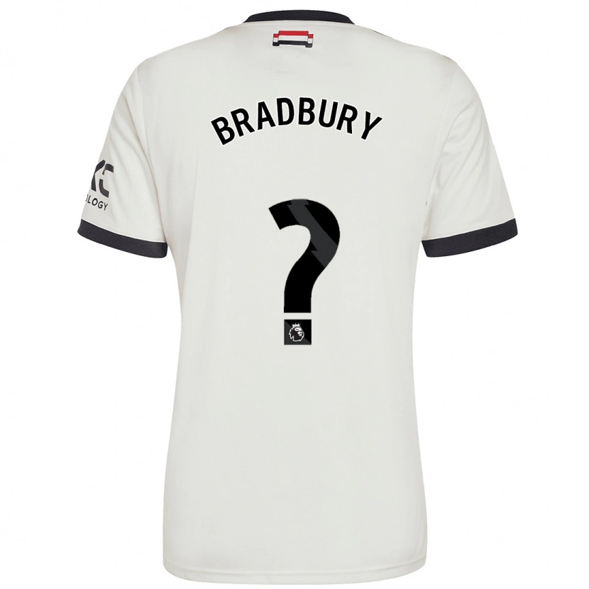 Danxen Barn Louie Bradbury #0 Benvit Tredjesatsen Matchtröjor 2024/25 Tröjor T-Tröja