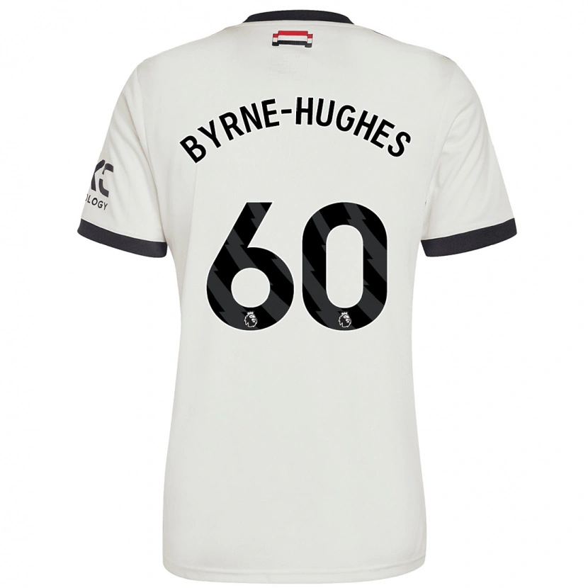 Danxen Barn Cameron Byrne-Hughes #60 Benvit Tredjesatsen Matchtröjor 2024/25 Tröjor T-Tröja