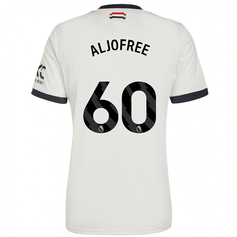 Danxen Barn Sonny Aljofree #60 Benvit Tredjesatsen Matchtröjor 2024/25 Tröjor T-Tröja