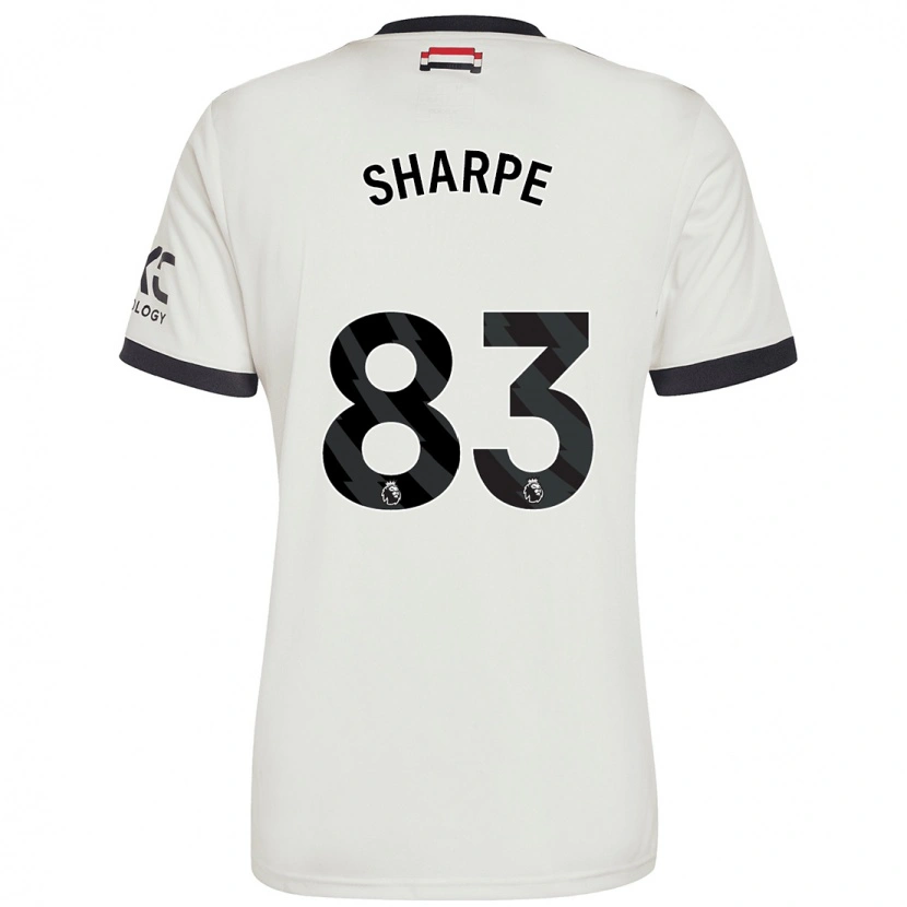 Danxen Barn Malachi Sharpe #83 Benvit Tredjesatsen Matchtröjor 2024/25 Tröjor T-Tröja