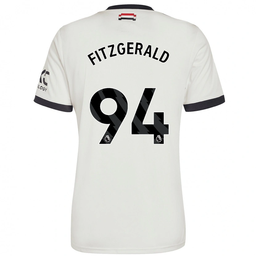 Danxen Barn Jayce Fitzgerald #94 Benvit Tredjesatsen Matchtröjor 2024/25 Tröjor T-Tröja
