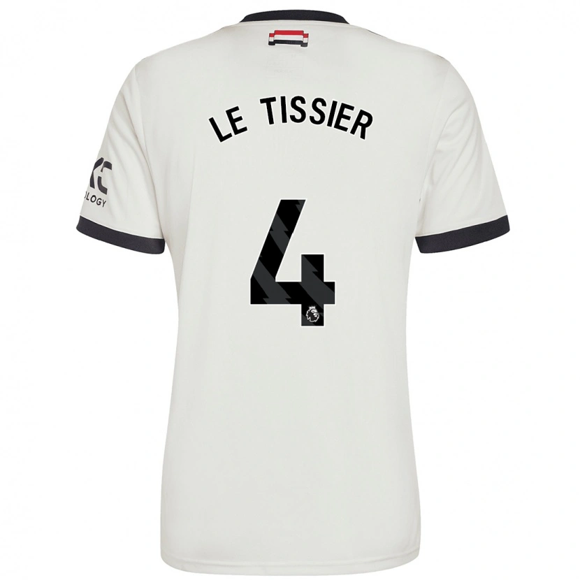 Danxen Barn Maya Le Tissier #4 Benvit Tredjesatsen Matchtröjor 2024/25 Tröjor T-Tröja