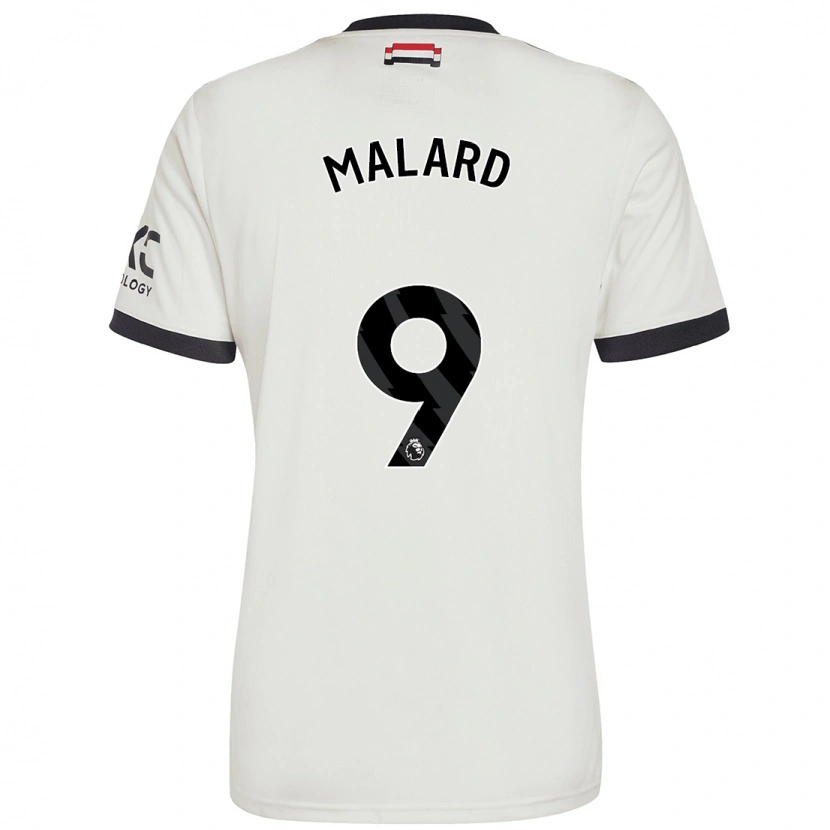 Danxen Barn Melvine Malard #9 Benvit Tredjesatsen Matchtröjor 2024/25 Tröjor T-Tröja