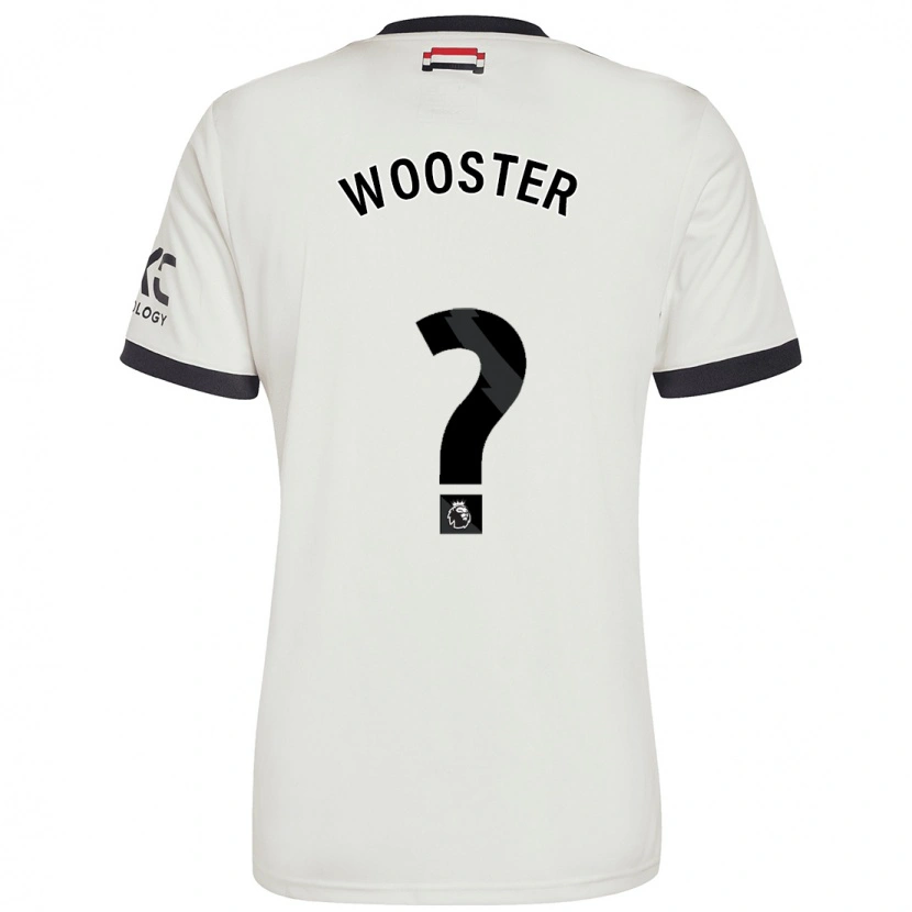 Danxen Barn Tom Wooster #0 Benvit Tredjesatsen Matchtröjor 2024/25 Tröjor T-Tröja