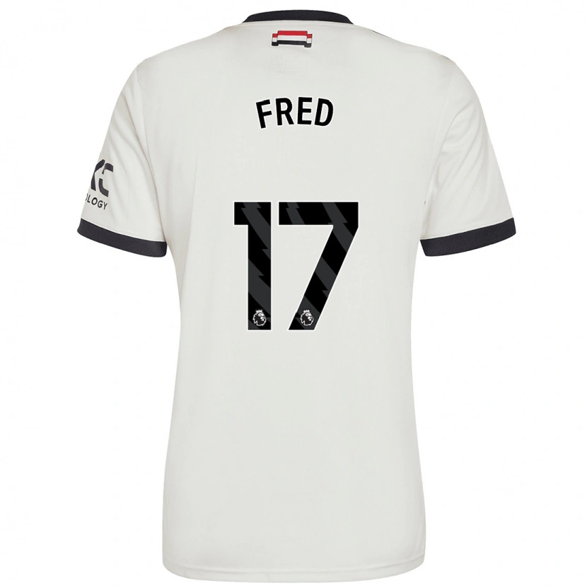 Danxen Barn Fred #17 Benvit Tredjesatsen Matchtröjor 2024/25 Tröjor T-Tröja