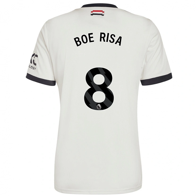 Danxen Barn Vilde Boe Risa #8 Benvit Tredjesatsen Matchtröjor 2024/25 Tröjor T-Tröja