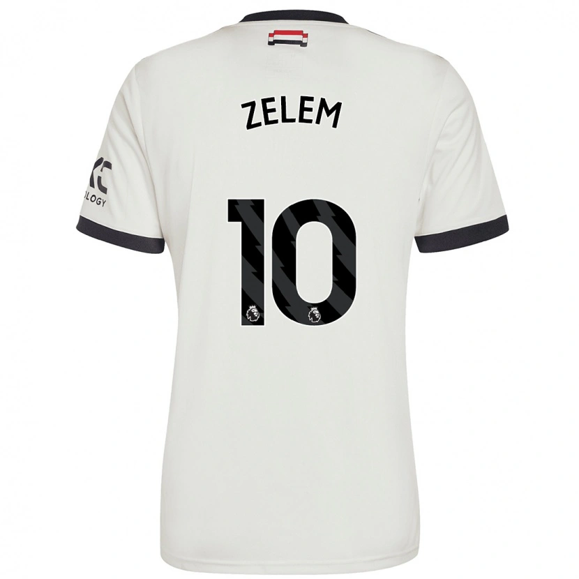 Danxen Barn Katie Zelem #10 Benvit Tredjesatsen Matchtröjor 2024/25 Tröjor T-Tröja