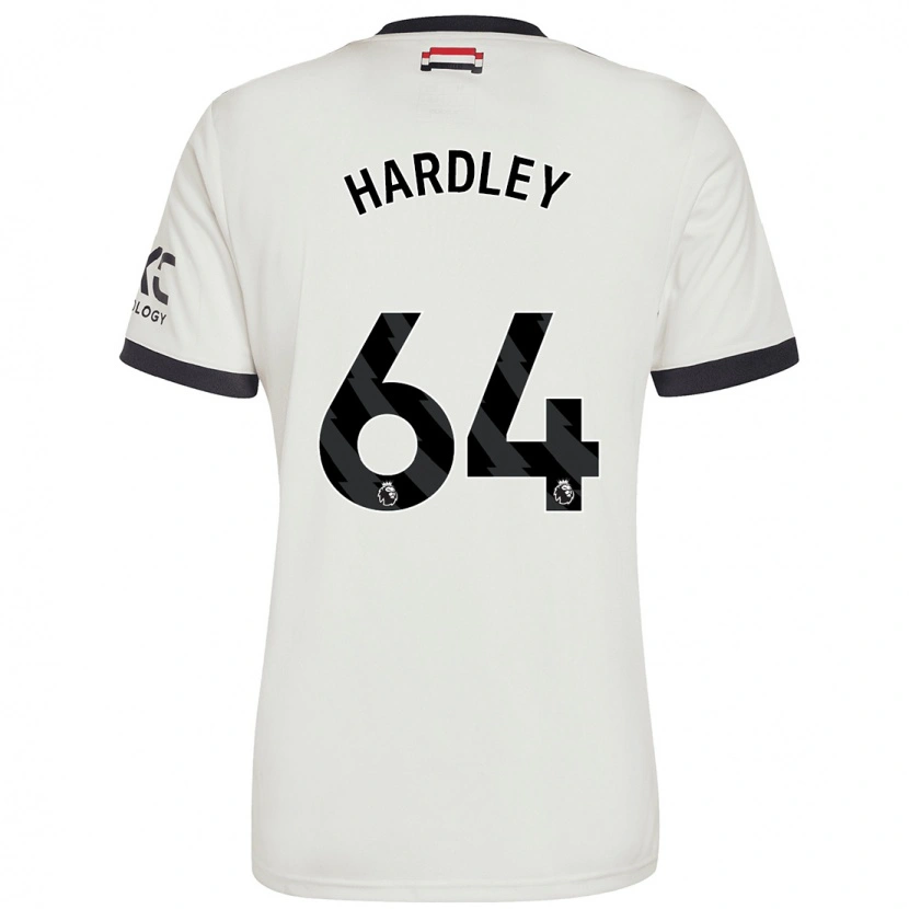 Danxen Barn Bjorn Hardley #64 Benvit Tredjesatsen Matchtröjor 2024/25 Tröjor T-Tröja