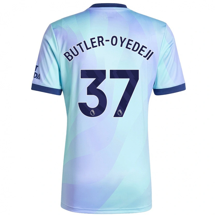 Danxen Barn Nathan Butler-Oyedeji #37 Aqua Tredjesatsen Matchtröjor 2024/25 Tröjor T-Tröja