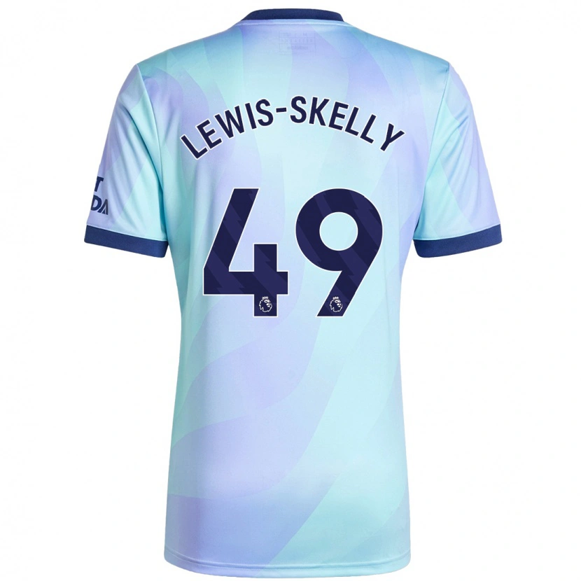 Danxen Barn Myles Lewis-Skelly #49 Aqua Tredjesatsen Matchtröjor 2024/25 Tröjor T-Tröja