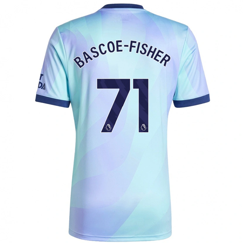 Danxen Barn Jakai Bascoe-Fisher #71 Aqua Tredjesatsen Matchtröjor 2024/25 Tröjor T-Tröja