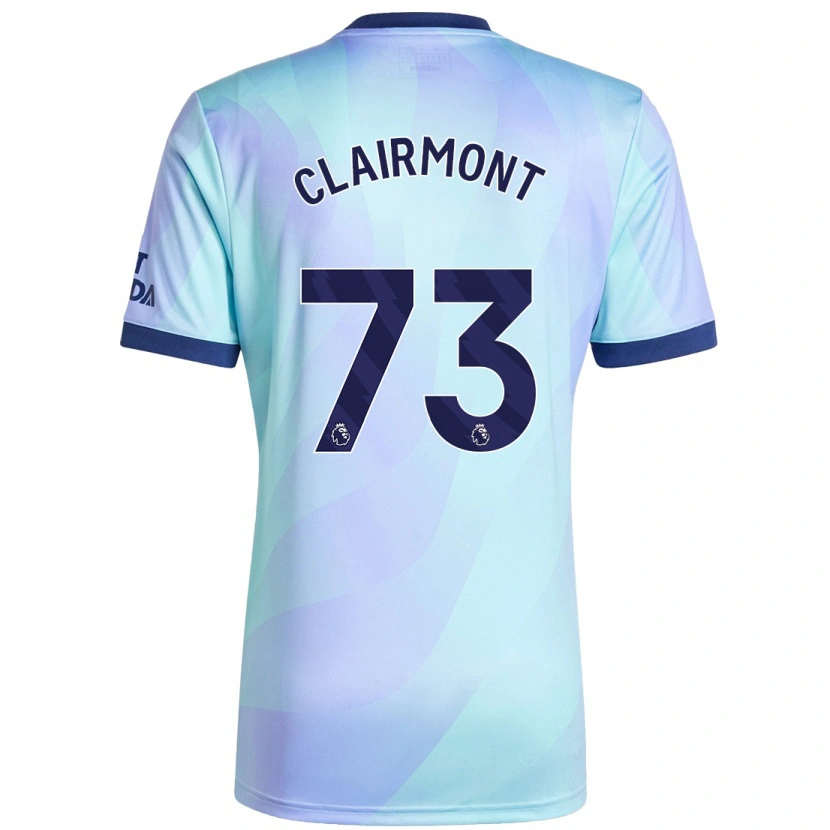 Danxen Barn Reece Clairmont #73 Aqua Tredjesatsen Matchtröjor 2024/25 Tröjor T-Tröja