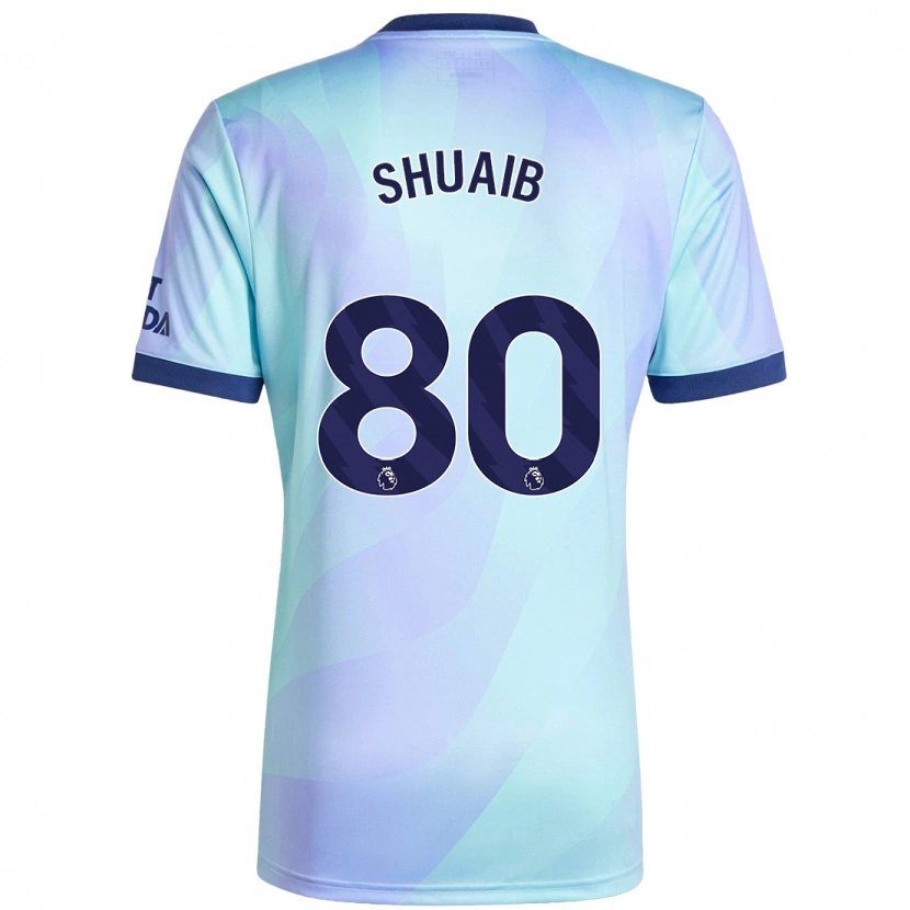 Danxen Barn Zac Shuaib #80 Aqua Tredjesatsen Matchtröjor 2024/25 Tröjor T-Tröja