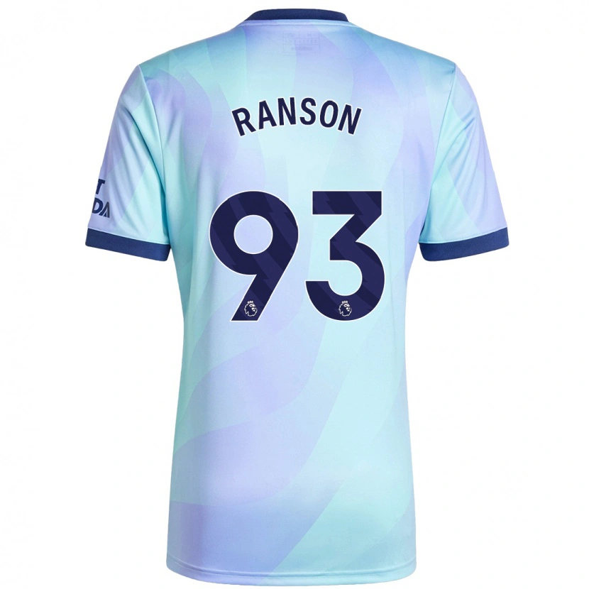 Danxen Barn Khari Ranson #93 Aqua Tredjesatsen Matchtröjor 2024/25 Tröjor T-Tröja