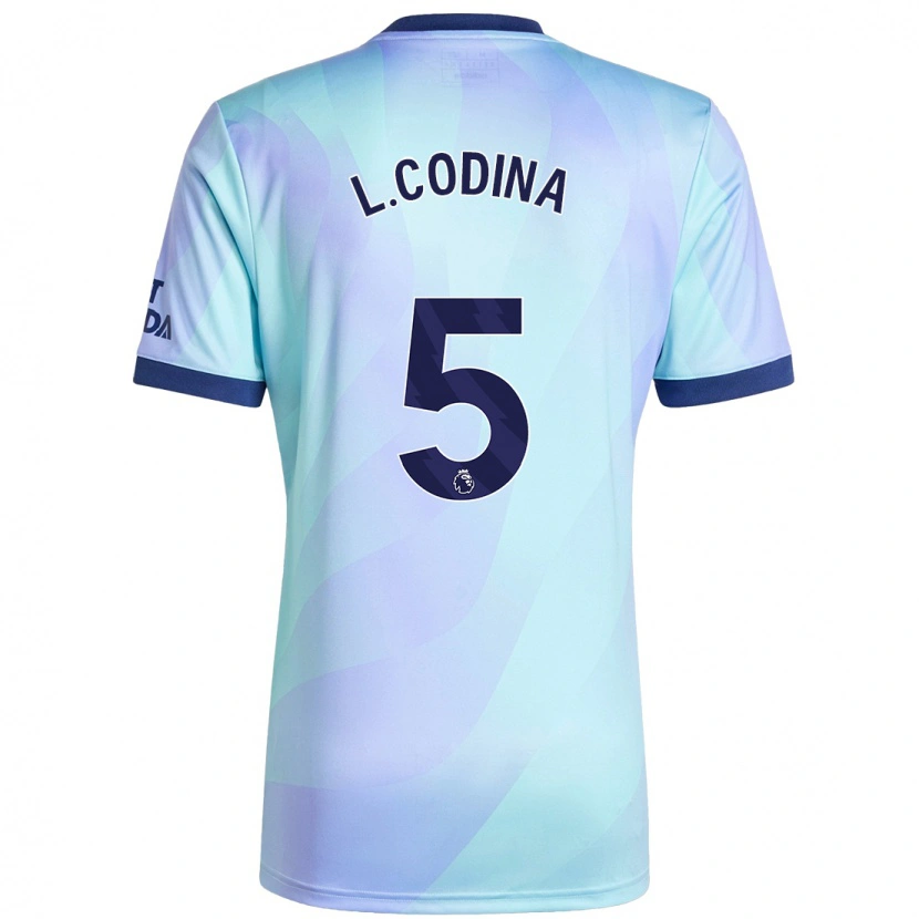 Danxen Barn Laia Codina #5 Aqua Tredjesatsen Matchtröjor 2024/25 Tröjor T-Tröja