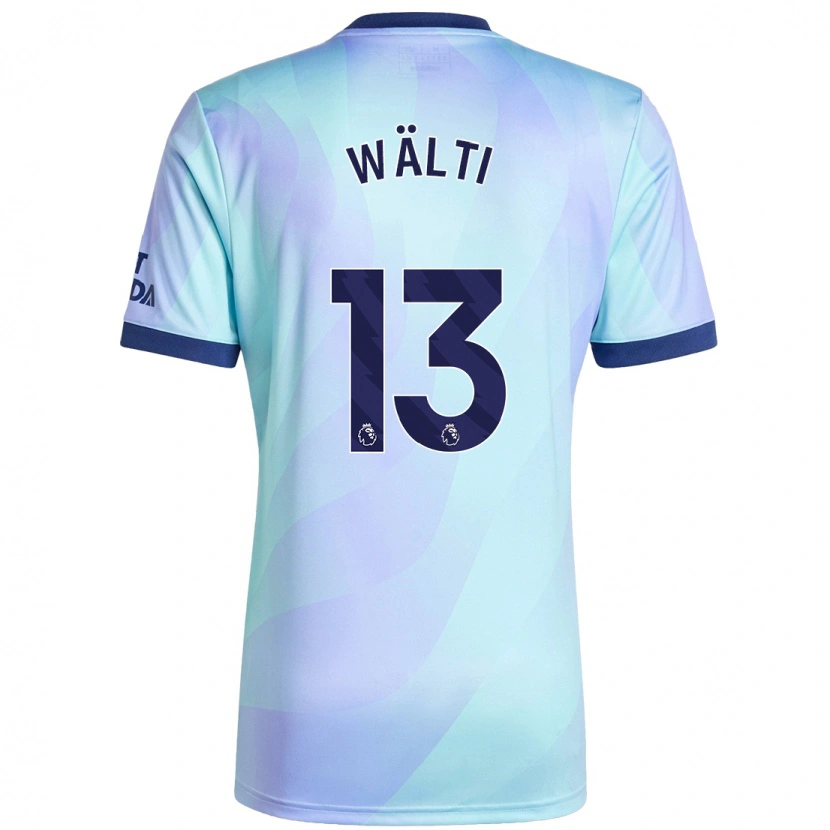Danxen Barn Lia Wälti #13 Aqua Tredjesatsen Matchtröjor 2024/25 Tröjor T-Tröja