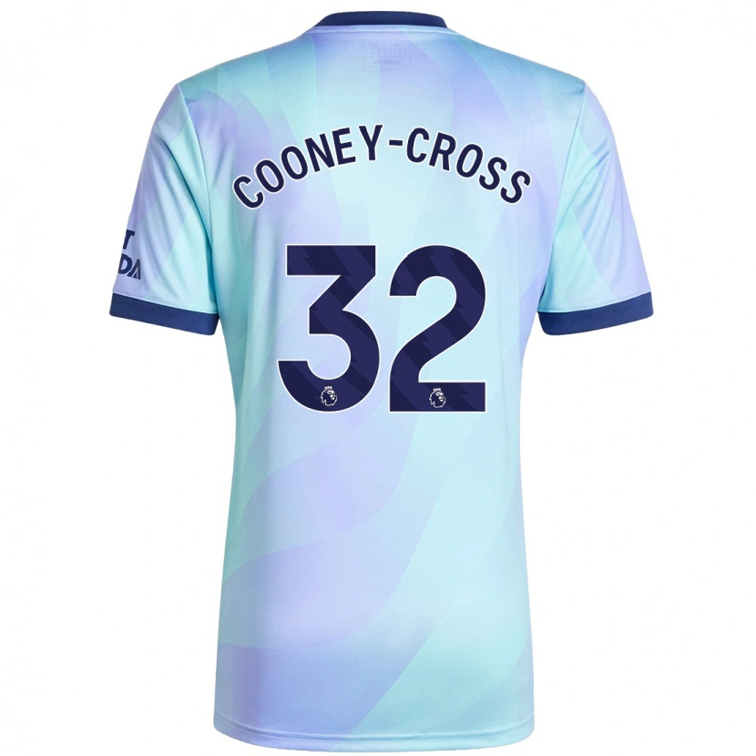 Danxen Barn Kyra Cooney-Cross #32 Aqua Tredjesatsen Matchtröjor 2024/25 Tröjor T-Tröja