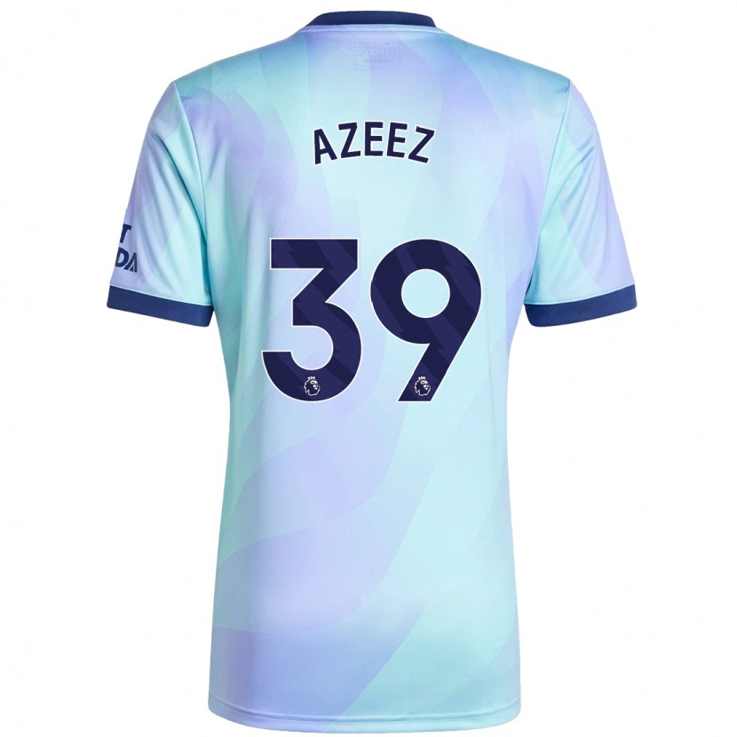 Danxen Barn Miguel Azeez #39 Aqua Tredjesatsen Matchtröjor 2024/25 Tröjor T-Tröja