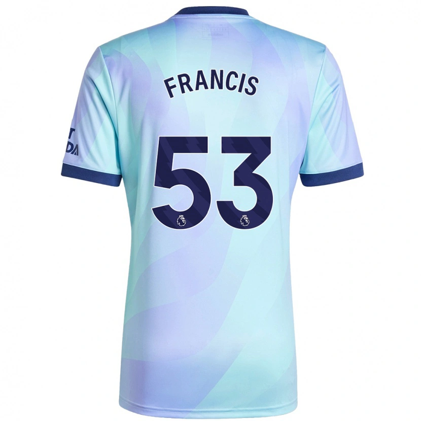 Danxen Barn Jack Henry-Francis #53 Aqua Tredjesatsen Matchtröjor 2024/25 Tröjor T-Tröja