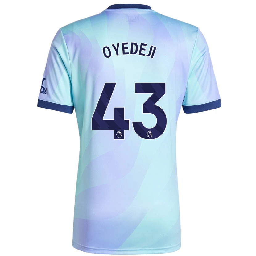 Danxen Barn Nathan Butler Oyedeji #43 Aqua Tredjesatsen Matchtröjor 2024/25 Tröjor T-Tröja