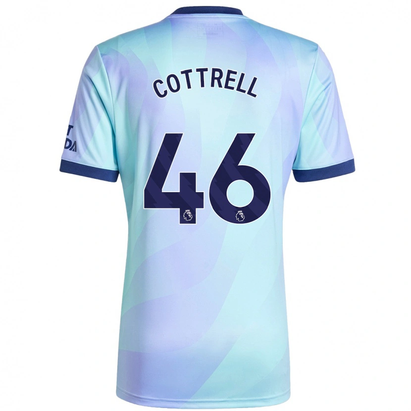 Danxen Barn Ben Cottrell #46 Aqua Tredjesatsen Matchtröjor 2024/25 Tröjor T-Tröja