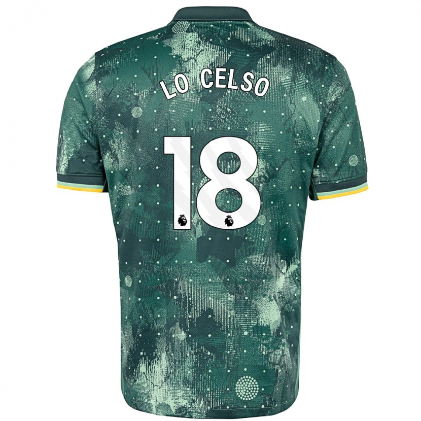 Danxen Barn Giovani Lo Celso #20 Mintgrön Tredjesatsen Matchtröjor 2024/25 Tröjor T-Tröja