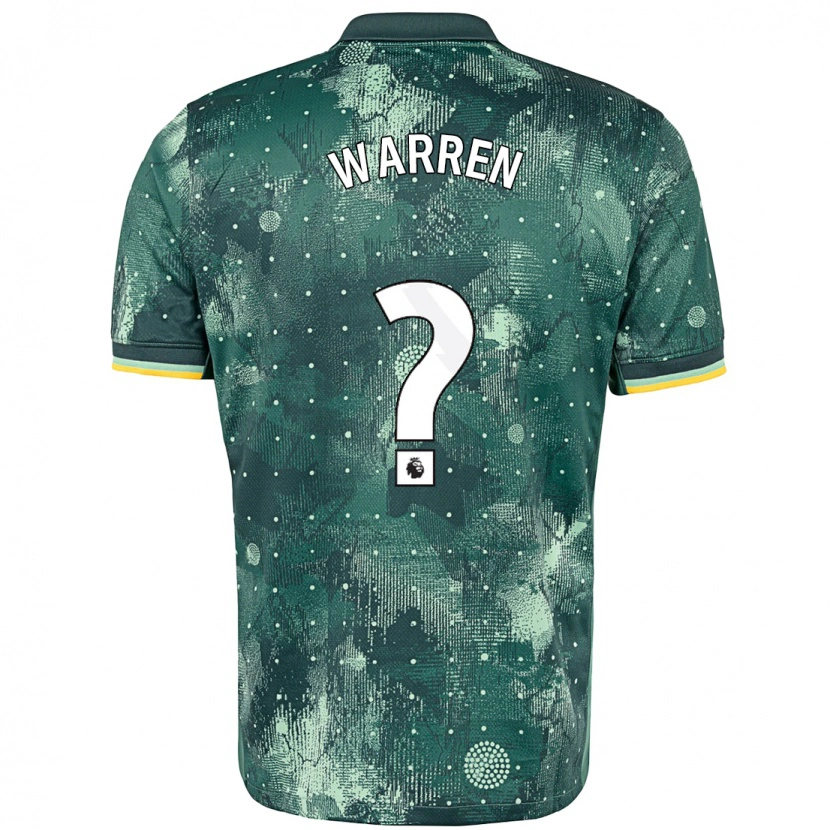 Danxen Barn Charlie Warren #0 Mintgrön Tredjesatsen Matchtröjor 2024/25 Tröjor T-Tröja