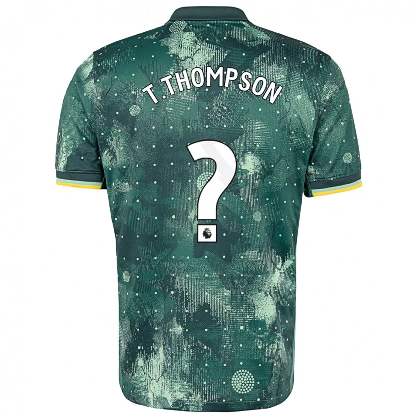 Danxen Barn Tynan Thompson #0 Mintgrön Tredjesatsen Matchtröjor 2024/25 Tröjor T-Tröja