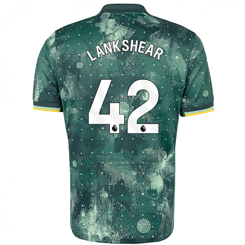 Danxen Barn Will Lankshear #42 Mintgrön Tredjesatsen Matchtröjor 2024/25 Tröjor T-Tröja