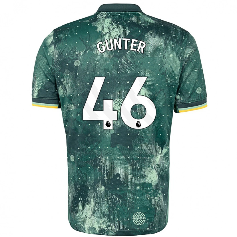 Danxen Barn Luca Gunter #46 Mintgrön Tredjesatsen Matchtröjor 2024/25 Tröjor T-Tröja