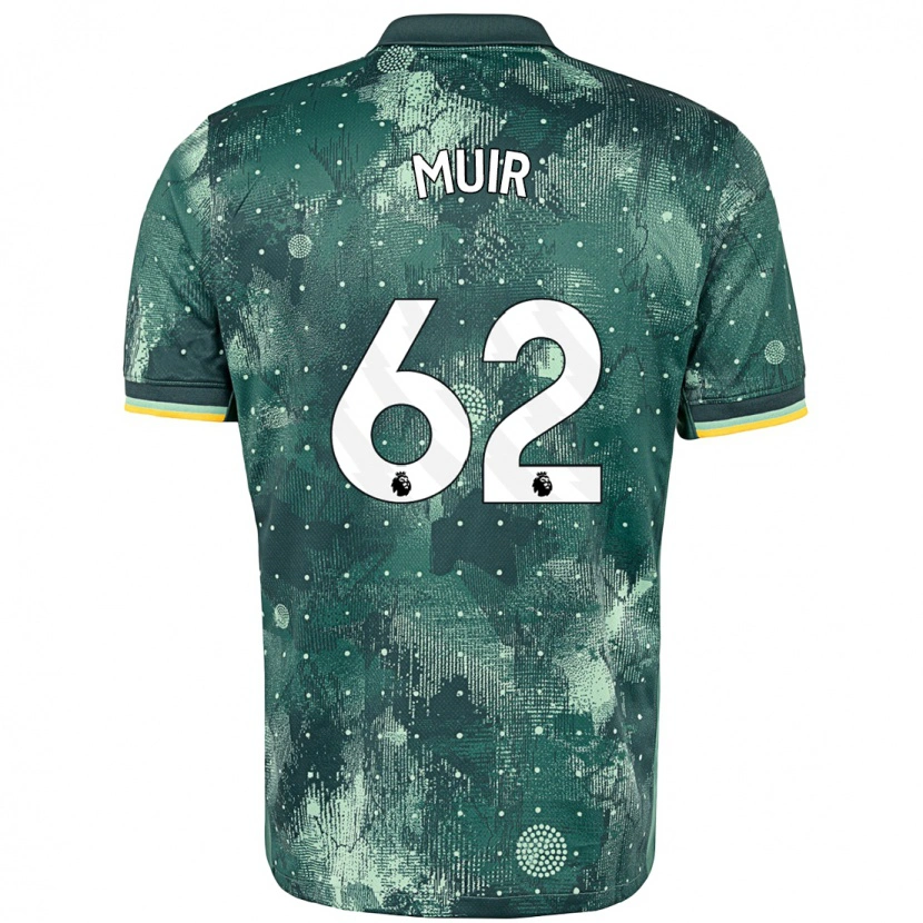 Danxen Barn Marqes Muir #62 Mintgrön Tredjesatsen Matchtröjor 2024/25 Tröjor T-Tröja