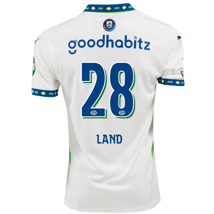 Danxen Barn Tygo Land #28 Vit Mörkblå Tredjesatsen Matchtröjor 2024/25 Tröjor T-Tröja